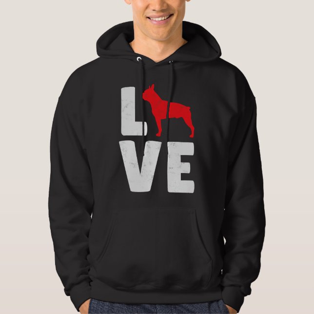 Boston Terrier Dog          Hoodie (Front)
