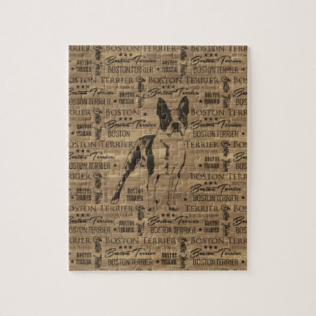 Boston Terrier dog Jigsaw Puzzle (Vertical)