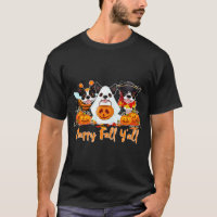 Boston Terrier Dog Lover Fall Yall Halloween