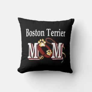 Boston Terrier Dog MOM Cushion