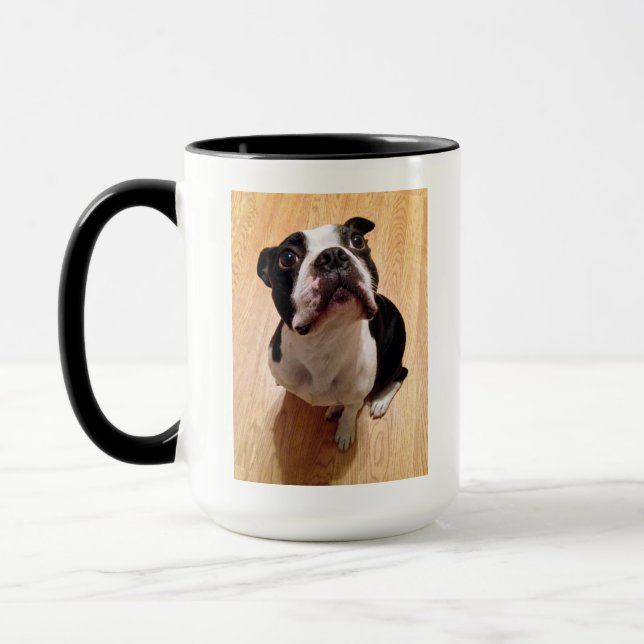 Boston Terrier Dog Mug (Left)