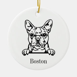 Boston Terrier dog ornament