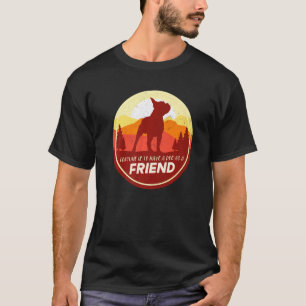 Boston Terrier Dog Retro 45 T-Shirt