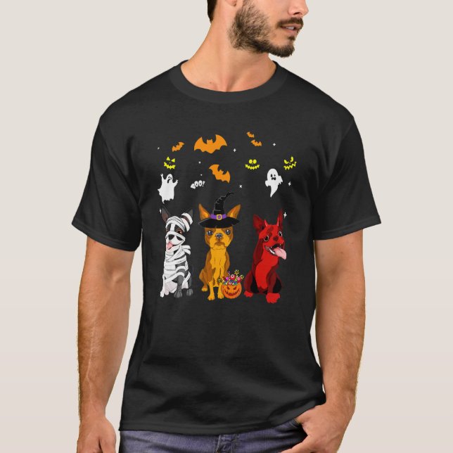Boston Terrier Dog T-Shirt (Front)
