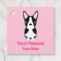 Boston Terrier Dog Valentine's Day