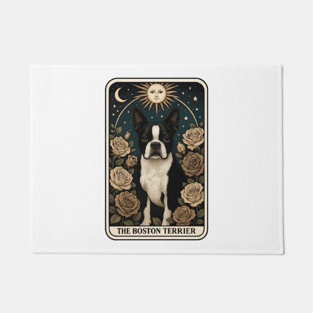 Boston Terrier Doormat (Front)