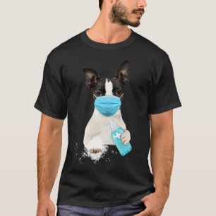 Boston Terrier Face Mask 105 T-Shirt