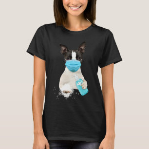 Boston Terrier Face Mask 105 T-Shirt