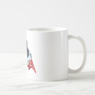 Boston Terrier Flag Coffee Mug