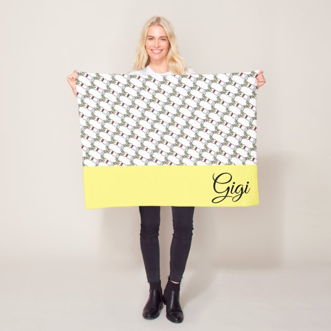 Boston Terrier Fleece Blanket (In Situ)