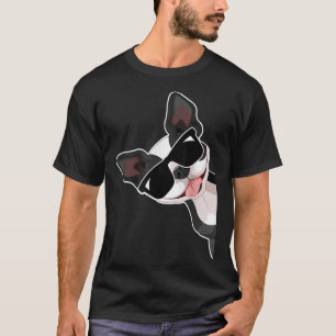 Boston Terrier  Funny Bull Boston Dog With Sunglas T-Shirt