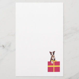 Boston Terrier Gift Box Stationery
