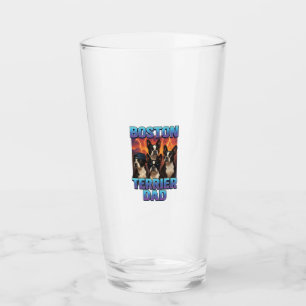 Boston Terrier Glass