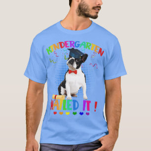 Boston Terrier Graduation Class Of 22 Kindergarten T-Shirt