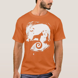 Boston Terrier Halloween Costume Bostie Moon T-Shirt