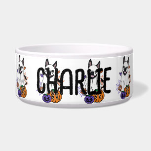 Boston Terrier Halloween Ghost Dog