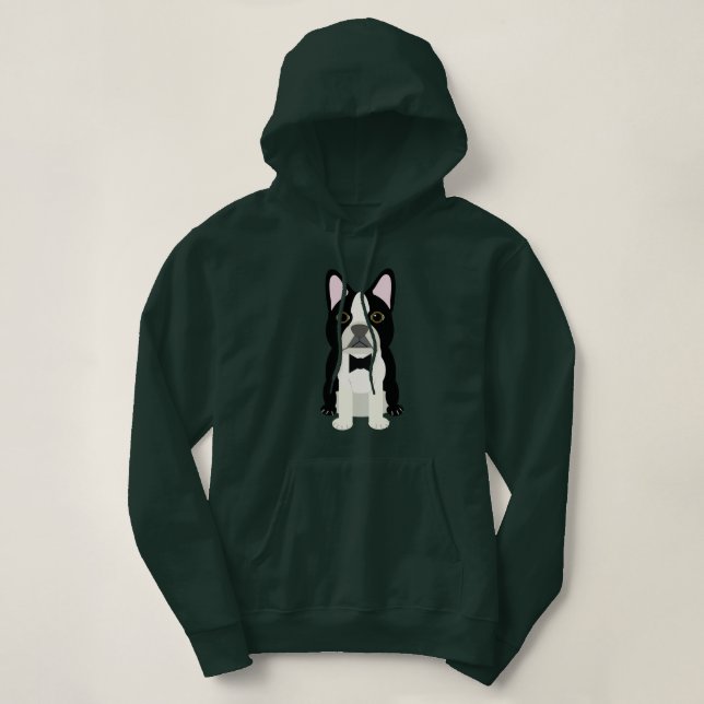 Boston Terrier  Hoodie (Design Front)