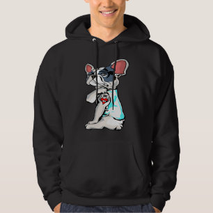 Boston Terrier I Love Mum Tattoo Hoodie