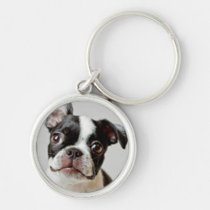 Boston Terrier Key Ring