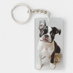 Boston Terrier Key Ring