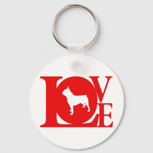 Boston Terrier Key Ring