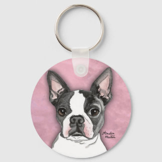 Boston Terrier Key Ring