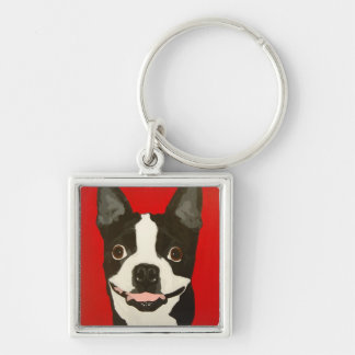 Boston Terrier Keychain