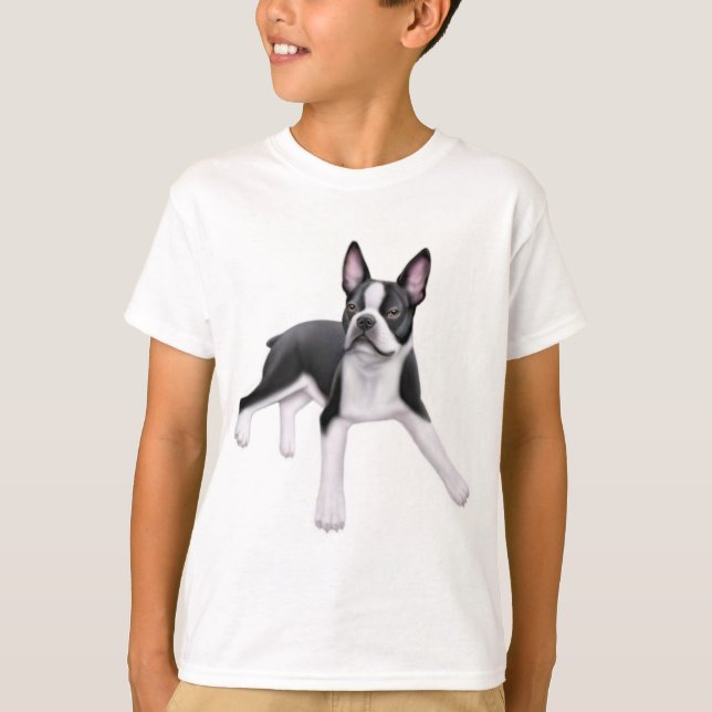 Boston Terrier Kids T-Shirt (Front)