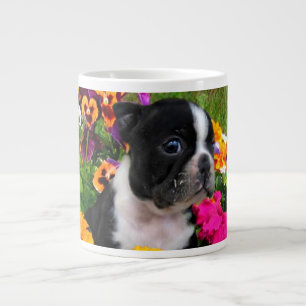 Boston terrier large coffee mug