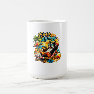 Boston Terrier Life Easy Living Coffee Mug