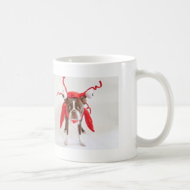 Boston Terrier Lobster Mug (Right)