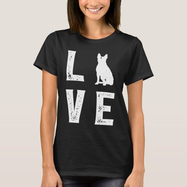 Boston Terrier Love  1 T-Shirt (Front)