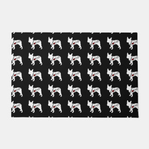 Boston Terrier Love Doormat