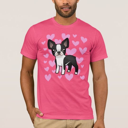 Boston Terrier Love T-Shirt