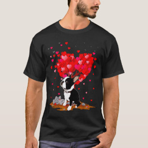 Boston Terrier Lover Heart Shape Boston Terrier Va T-Shirt