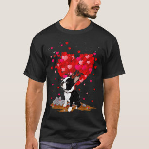 Boston Terrier Lover Heart Shape Boston Terrier Va T-Shirt