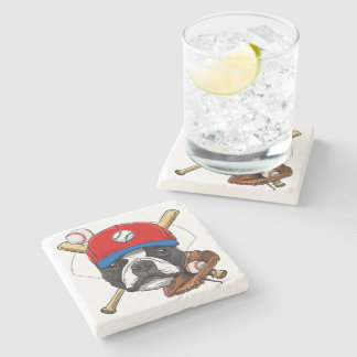 Boston Terrier Lover Stone Coaster| Lover Stone  Coaster