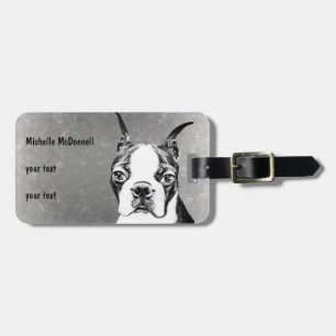 Boston Terrier Luggage Tag