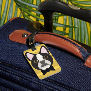 Boston Terrier Luggage Tag