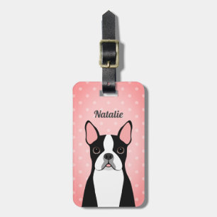 Boston Terrier Luggage Tags