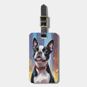 Boston Terrier Luggage Tags