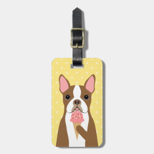 Boston Terrier Luggage Tags