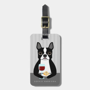 Boston Terrier Luggage Tags