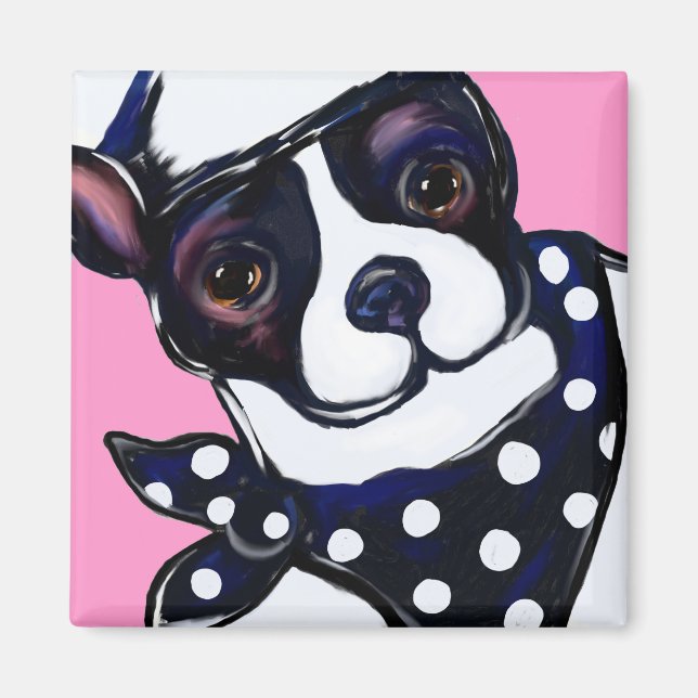 BOSTON TERRIER MAGNET (Front)