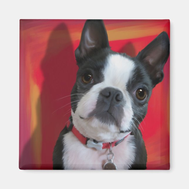 Boston Terrier Magnet (Front)