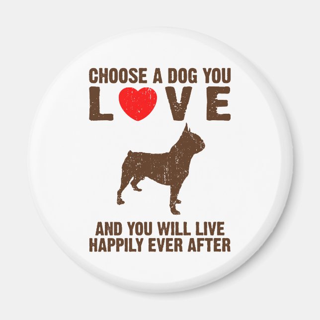 Boston Terrier Magnet (Front)