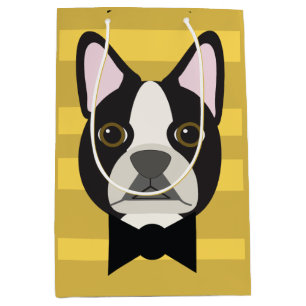 Boston Terrier Medium Gift Bag