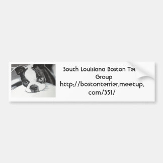 Boston Terrier Meetup Group Bumper Sticker