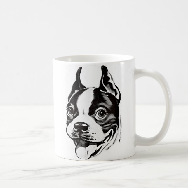 Boston Terrier Mug (Right)