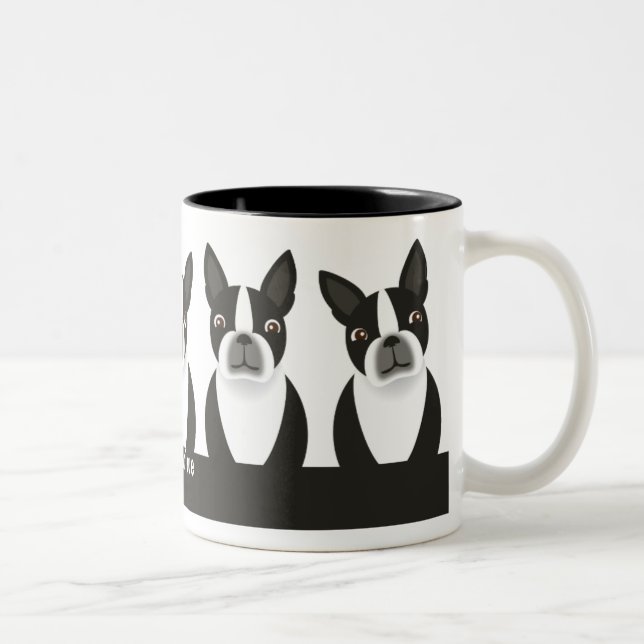 Boston Terrier Mug (Right)